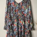 Cinq à Sept Cinq á Sept Dress Long Sleeve Ruffle Printed Mini Dress Size 6 Photo 4