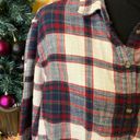 American Eagle  extra large plaid, women’s flannel shirt, BoHo Photo 2