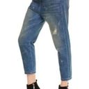 Wildfox  Baggy Crop Jean Da Vinci Size 25 Distressed NWT Paint 100% Cotton Photo 2