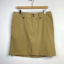 Ralph Lauren LRL Tan Khaki Safari Cargo Classic Utility Skirt women 14P 14 P new Photo 0