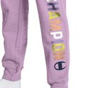 Champion  Joggers Powerblend NWT Pink Sweat Pants Pockets Women's Size Large Photo 1