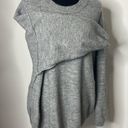 Zenana  size XL over sized gray sweater with exposed stitching Photo 2