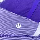 Lululemon  energy sports bra wee striped purple and white size 4-6 Photo 2