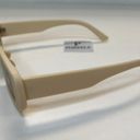 Beige Retro Sunglasses / Small Beige Sunglasses Tan Photo 2