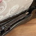 Brighton Vintage  Brown Olive Croc Embossed Leather Multifunction Crossbody Bag Photo 13