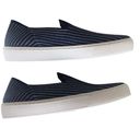 Rothy's  Riviera Pinstripe Shoes Womens 7.5 Blue Stripe Slip On Retired Rothy’s Photo 4