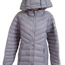 Reebok  Women's Glacier Shield Hooded Jacket Gray Large Puffy Packable Photo 0