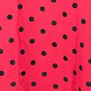 FRNCH Red and Black Polka Dot Sleeveless Blouse Size M/L NWT Photo 5