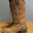 Justin Boots Women’s  western cowboy  size 6.5B riding boots brown leather Photo 1