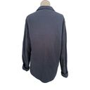 Uniqlo  Navy Blue Cotton Blend 3 Button Cardigan Sweater Size Medium Photo 3