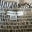 American Eagle  Outfitters smocked linen blend shorts romper Photo 4