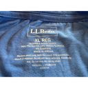 L.L.Bean  Athletic Top Womens‎ Size XL Blue Teal Crew Neck Short Sleeve Photo 2