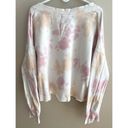 n:philanthropy  Large Aries Tie Dye Cropped Sweatshirt Mauve Moon Photo 9