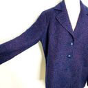 Coldwater Creek  Blazer Career Tweed Purple Jacket Sz P14 Photo 4