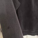 Aerie Women’s size XS Grey Down-To-Earth Quarter Zip Oversized Pullover Sweater Photo 5