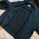 Vince  Cotton Hooded Bomber Button Jacket in Black XS Photo 7