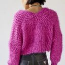 Urban Outfitters UO Elise Cropped Fuzzy Cardigan NWT Photo 3