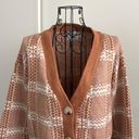 Princess Polly New  Plaid Knit Crochet Cardigan Photo 4