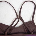 Free People Movement NEW Abysse x  Schaffer sports bra dark brown,L Photo 5