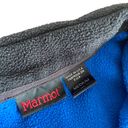 Marmot amazing vintage 90s  electric blue 3/4 zip fleece pull over jacket 🔥 Photo 3