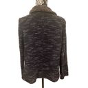 Vintage America Wool Knit Cardigan Sweater Faux Fur Lined Sz Large Photo 1