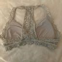 Aerie Racerback Gray Lace Bralette Photo 2