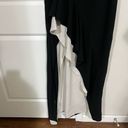 Halston Heritage Halston Black Flounce Gown Size 8 US $445 Photo 2