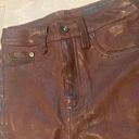 Rag and Bone Brown leather flare pants Photo 1