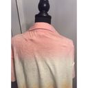 Vintage Havana New NWT  Cropped Terry Cloth Ombre Pink Yellow OVERSIZED Small Photo 3