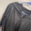 Zyia Active Black Leopard Windbreaker Photo 1