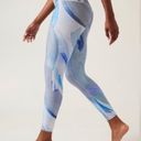 Athleta Women’s  Vibrance Snowball Blue Leggings and Tank Top Set Size S Photo 4