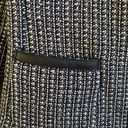 Banana Republic Navy Blue & White Tweed Blazer Jacket Photo 2