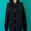 Vince  wool blend hooded toggled knit coat in size large Photo 0