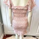 The Impeccable Pig Pink Floral Smocked Mini Dress | NWT Photo 6