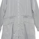 Lululemon  Rare Grey Long Windbreaker Jacket Rain Jacket Size 10 Photo 3