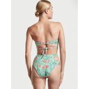 Victoria's Secret NEW Size M Medium Green  VS Butterfly Floral Bikini 2 Piece Set Photo 2