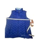 Free Country  Womans Quilted Vest Blue Sz XL Photo 2