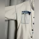 CAbi  White Bleach Wash Denim Drew Jacket Photo 6