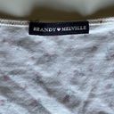 Brandy Melville red pink flower wrap top Photo 1