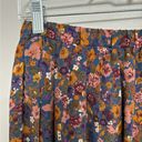 American Vintage Vintage Leslie Fay Pleated Floral Midi Skirt - Size 10 Petite Photo 2