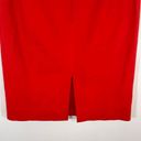 Kate Spade  Saturday Red High Rise Pencil Straight Skirt Business Casual Size 4 Photo 6