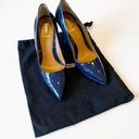 Fendi  Navy Blue Patent Pumps 39.5 Photo 0