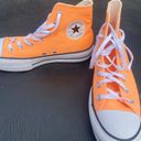 Converse Neon Orange Plateform Photo 2