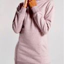 Gymshark  womens small pink mauve tunic sweatshirt mock neck pullover gym lulu Photo 0