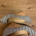 CL by Laundry CL laundry  striped white blue wedge heels size 8.5 Photo 6