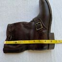 Pacific&Co Vintage Shoe  Brown Slouchy Leather Biker Buckle Boots 8.5 Photo 8