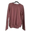 Danskin  Women’s Size M Crossover Sweatshirt Long Sleeve Dusty Rose Pink Photo 0