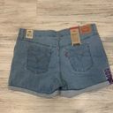 Levi's Levi’s mid length hyper soft mid rise jean short size 16 Photo 2