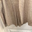 Dress Barn  light tan knit open front cardigan sweater women, M Photo 7