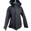 Burton  Jet Set Jacket Black Snow Ski Coat Hooded Photo 0